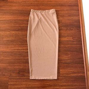 Midi Mocha Skirt